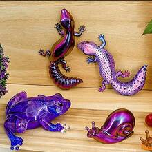 Bộ 4 khuôn silicon 3D hình động vật bằng nhựa | Thằn lằn, Ếch, Ốc sên, Cáo chín đuôi dùng để làm đồ thủ công bằng nhựa, nến, trang sức. - Bộ 4 khuôn đúc tượng ếch, thằn lằn, ốc sên, cáo chín đuôi. - Xem 4