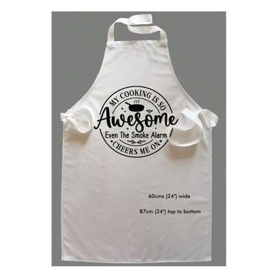 6 Pk Dye Sublimation Cotton Feel 100% Polyester Aprons (Free Shipping)