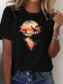 Women T-Shirts - Black - View 12