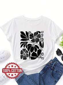 Women T-Shirts - [White] - View 12