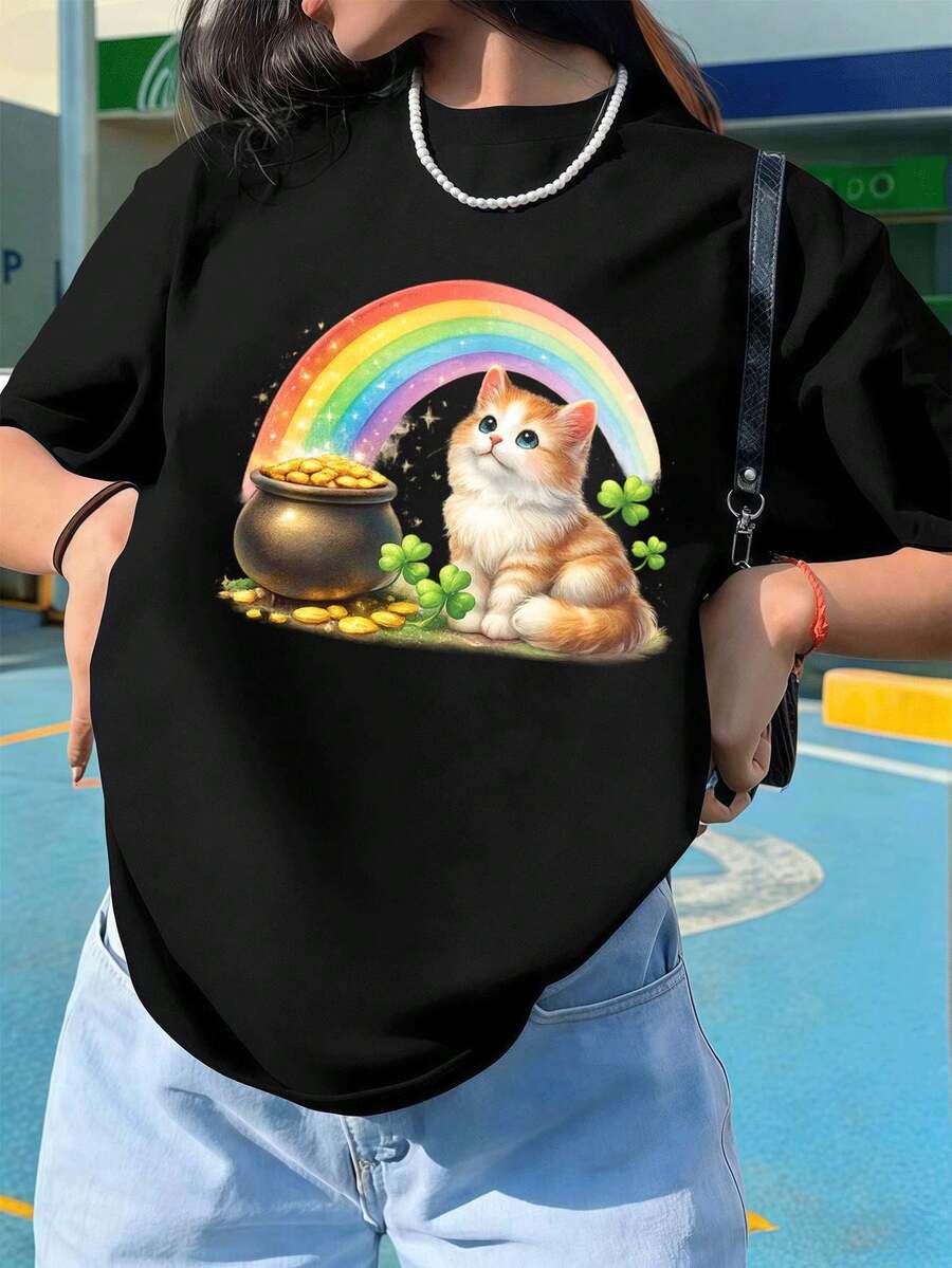 Women T-Shirts - Black - View 1