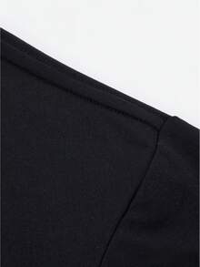 Oferta por tiempo limitado, compra limitada, flash oferta,blusas para dama casuales,poleras mujer,playeras de mujer>algodon,blusas>elegante,Bebidas con temática de Pascua.Camiseta deportiva de manga corta para mujer. - Negro - Ver 3