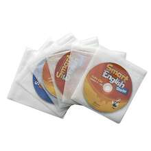 50 túi đựng CD, hộp đựng CD hai mặt trong suốt tiêu chuẩn với khóa kéo chống sốc. - Xem 6