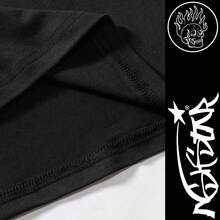 Premium 100% Cotton ASHSTAR "Gothic Witch" T-Shirt - 黑色 - 查看 4