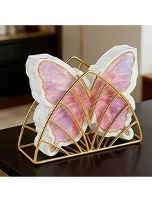 60/20pcs Asymmetric Butterfly Printed Napkins, Disposable Double-Layer Patterned Paper Towels, Butterfly Print Party Napkins, Suitable For Dining, Baking, Holiday Parties And Wedding Decorations, Theme Parties, Birthday Parties - Multiple Styles - View 5