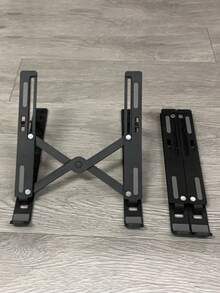 1pc Plastic Laptop Stand, Comes With Portable Storage Bag, Foldable & Adjustable Cooling Pad, Suitable For All Laptop Models, 10 Adjustable Angles, Back-To-School Gift, Height Adjustable Laptop Riser, ABS Laptop Computer Stand, Compatible With 10-15.6 Inch Laptops And IPads, Laptop PC Accessory - Multicolor - View 15