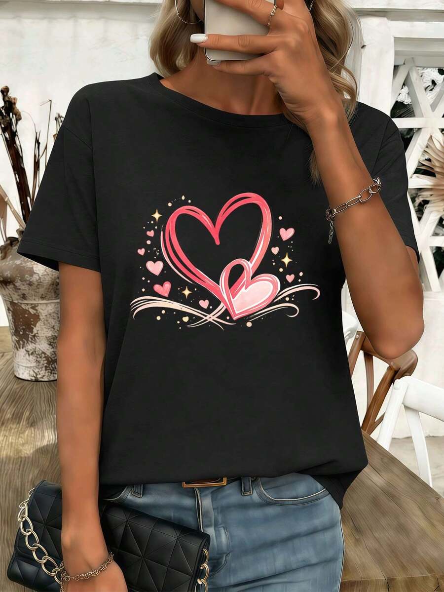 Women T-Shirts - Black - View 1