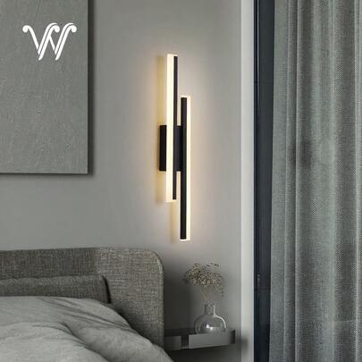 wamblz Wireless Rechargeable LED Wall Lamp With Remote Control,Dimmable Timing,Magnetic,Stick Anywhere,Cordless Wall Light Home Decor For Bedroom,Living Room,Kitchen Cabinet,Stairway