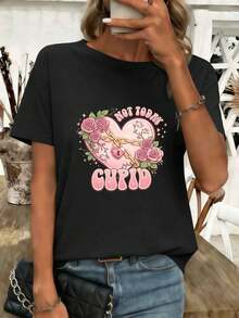 Women T-Shirts - Black - View 1