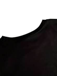 Plus Size T-Shirts - Black - View 4
