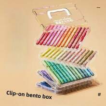 Direct Liquid Paintbrush Suitable For Art Students - 24/36/48/60/72/84 Colors Washable Painting Set - Multicolor - View 3