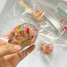 1pc Exquisite Spherical Slow Rebound Stress Relief Toy: Exquisite Spherical Slow Rebound Stress Relief Toy, Soft Slow Rising Stress Relief Toy, Suitable For Teens And Adults, Perfect For Desk Play And Anxiety Relief. - 彩色 - 查看 6