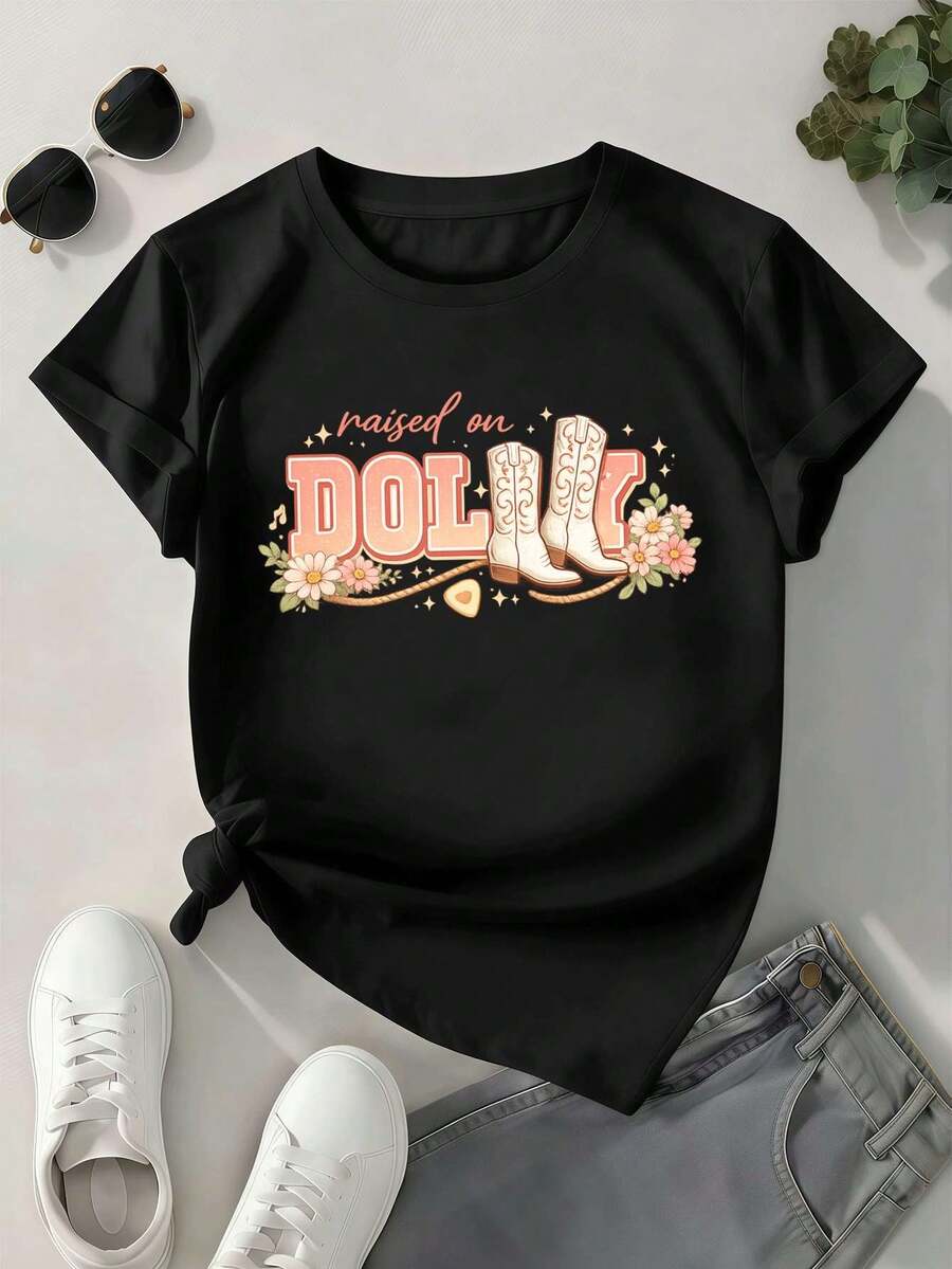 Women T-Shirts - Black - View 1