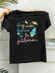 Women T-Shirts - Black - View 2