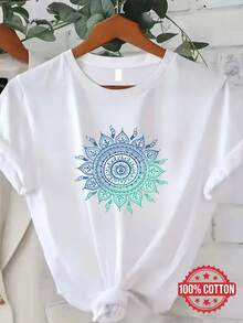 Women T-Shirts - [White] - View 1