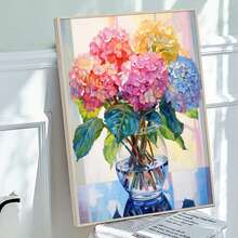 5D DIY 全钻钻石画套装，11.8 英寸 x 15.75 英寸（30 x 40 厘米）无框钻石贴纸艺术品，手工装饰画，家居墙面装饰，生日、母亲节、情人节、父亲节创意礼物 - 圓鑽 - 查看 3