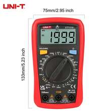 1pc UNI-T UT131A Compact Digital Multimeter, Pocket-Sized Multimeter, Burn-Proof, Multifunction Smart Meter, Electrical Multimeter - Red - View 3