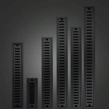 矩形黑色地漏，采用加厚不锈钢材质，排水量大，防异味，适用于酒店、浴室、阳台等多种场所 - 多种尺寸可选 - 多色 - 查看 2