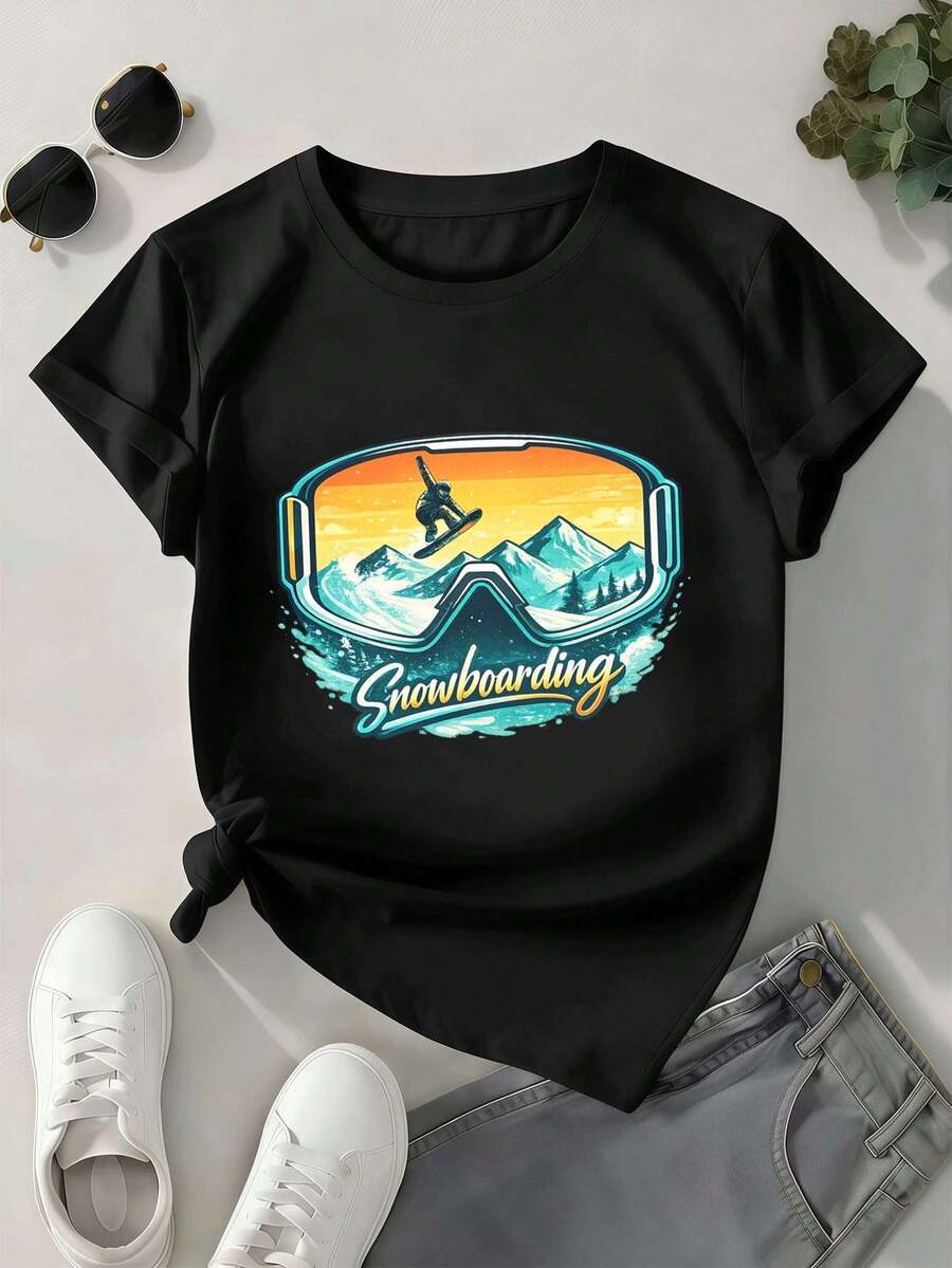 Women T-Shirts - Black - View 1