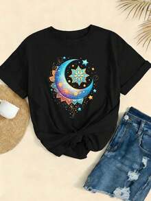 Women T-Shirts - Black - View 2
