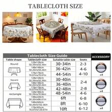 1pc 2D Flat Luxury Marble White Rose Gold Butterfly Tablecloth, Elegant Gold Border Rectangular/Round Table Cover, Suitable For Kitchen Dining Room, Modern Minimalist Home Decor, Banquet, Wedding, Holiday Dinner, Indoor/Outdoor Use, Coffee Table Cover, High-End Housewarming Gift, Multiple Sizes Available - A - View 11