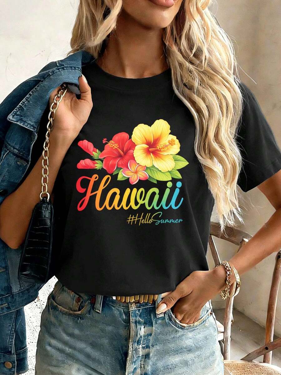 Women T-Shirts - Black - View 1