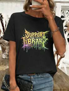 Women T-Shirts - Black - View 1