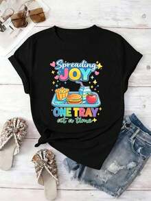 Women T-Shirts - Black - View 2