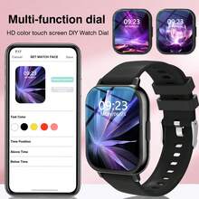 This Popular Unisex Smart Watch Features The Following Functions: Call Answering, Message Alerts, Music Control, Remote Camera, Step Counter, Calorie Tracker, Multiple Sports Modes, Alarm Clock, Incoming Call And Message Notifications, Compatible With Android And IOS Systems. - Multicolor - View 6