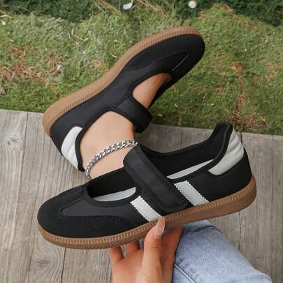 Hidkat 1双女士套脚运动鞋，休闲户外滑板鞋，多功能日常运动鞋