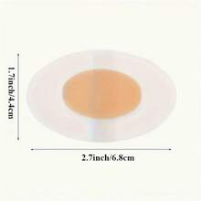 1 Cặp miếng che đầu ngực không đường may, tự dính, chống ma sát, có thể giặt được, thích hợp cho đồ bơi, che phủ quần áo, áo hai dây, bãi biển, spa, du lịch, kỳ nghỉ, công viên nước, hồ bơi, áo hai dây, mặc hàng ngày, tắm. - A - Xem 7