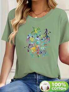 Women T-Shirts - [White] - View 10