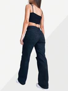 Women Jeans - Negro - Ver 2
