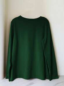 Women T-Shirts - Army Green - View 2