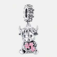 1pc Lucky Yak Pendant Suitable For Women Bracelet DIY Jewelry Making And Daily Matching - Beaded 2 - View 17