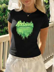 Women T-Shirts - Black - View 1