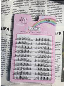 120 片自粘式卡通风格向日葵假睫毛，可重复使用以扩大眼睛 - C - 查看 5