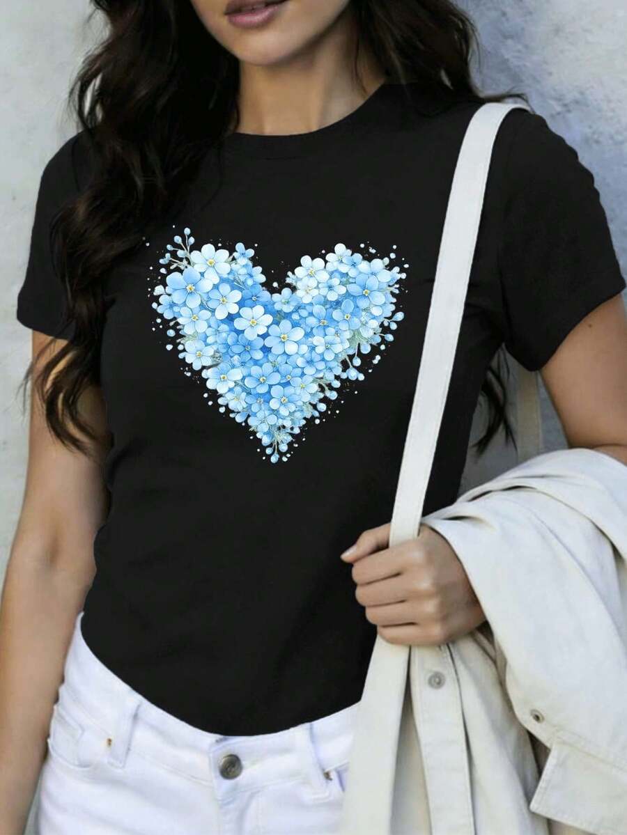 Women T-Shirts - Black - View 1