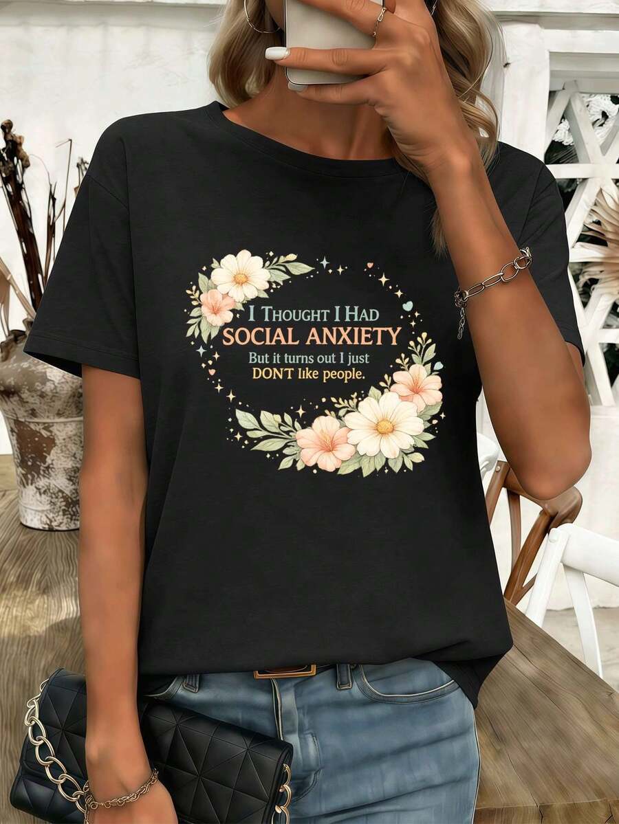 Women T-Shirts - Black - View 1