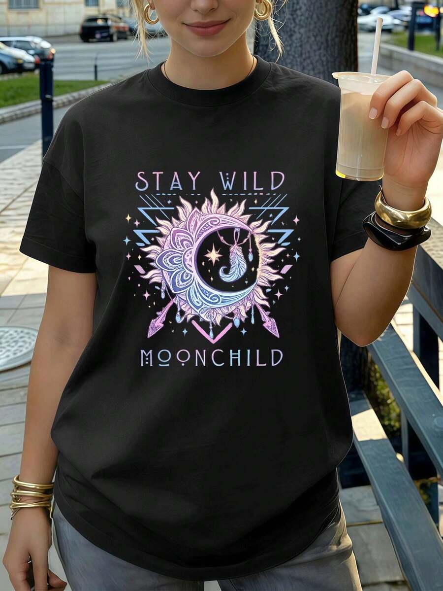 Women T-Shirts - Black - View 1