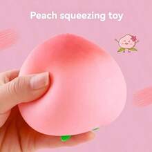 1pc Peach Squeeze Toy Stress Relief Squishy Slow Rebound Squeeze Ball Exquisite Party Favor Birthday Gift For Boys Girls Random Packaging OPP Bag Or Box ITUL - 多色 - 隨機顏色 - 查看 5