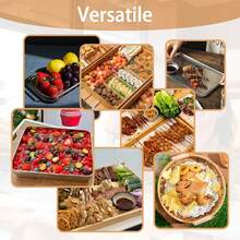 10/50pcs Transparent Plastic Food Tray Covers, Suitable For Trays Less Than 70cm/27.6 Inches, Essential For Back To School Season - Multicolor - View 6