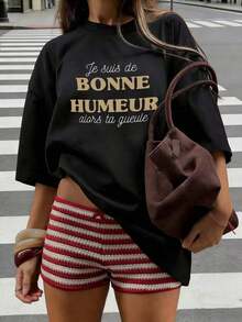 Women T-Shirts - Black - View 11