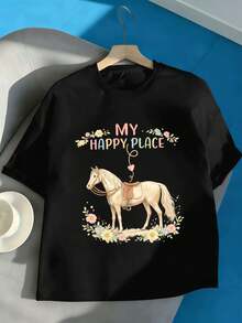 Women T-Shirts - Black - View 2