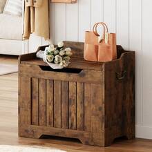 Storage Benches & Ottomans - Rust Brown - View 8
