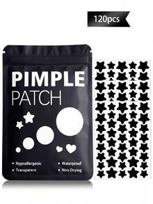1440 piezas Gran cantidad de pegatinas de estrellas para la cara - Con bolsa de almacenamiento, adecuadas para decoración diaria, eventos y fiestas - Pegatinas de estrellas - Diseño lindo, favorito de las mujeres jóvenes, colores pastel lindos con colores brillantes, accesorios para fotos, pegatinas de celebridades, pegatinas de decoración de estrellas para la cara en fiestas, pegatinas de estrellas láser, mejor regalo de vacaciones y cumpleaños para mujeres - Negro - Ver 9