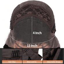 Tóc giả ren phía trước 13x4 tổng hợp, tóc giả ren HD đã được tỉa sẵn, tóc dài thẳng không cần keo dán, dành cho phụ nữ da đen, dài 28 inch, sẵn sàng sử dụng, thân thiện với người mới bắt đầu. - Nhiều màu - Xem 9