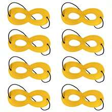 8PCS Black Eye Mask, Party Blanket Mask, Unisex Masquerade Mask For Party Cosplay - Mask - View 11