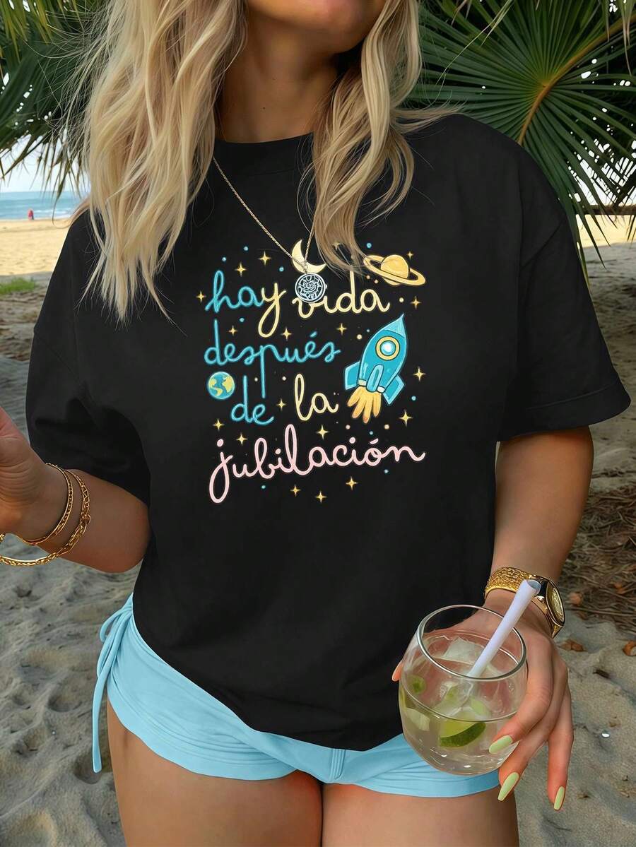 Women T-Shirts - Black - View 1