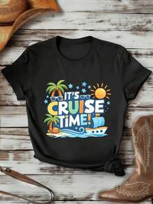 Women T-Shirts - Black - View 1